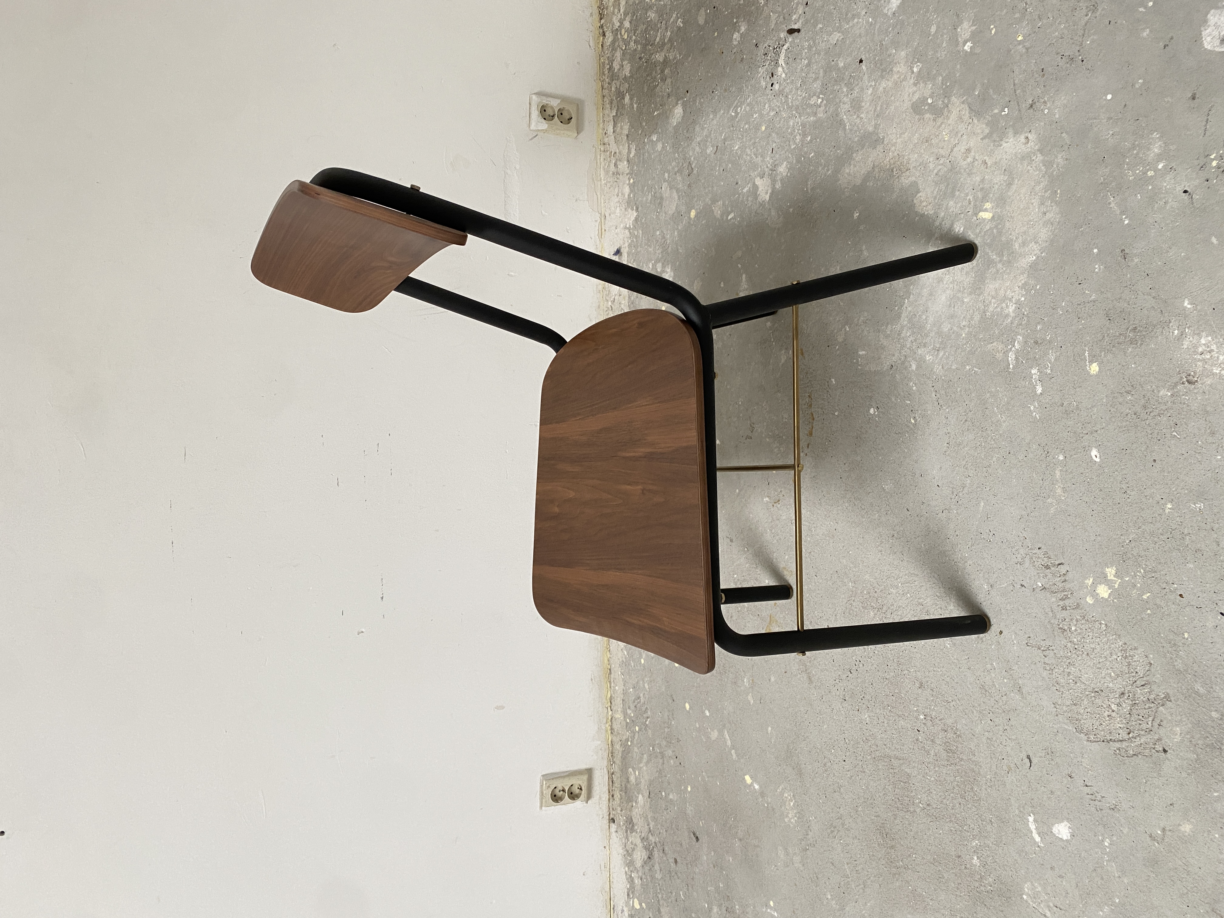 stellar works Walnoot Stoel Zonder Armleining image 3