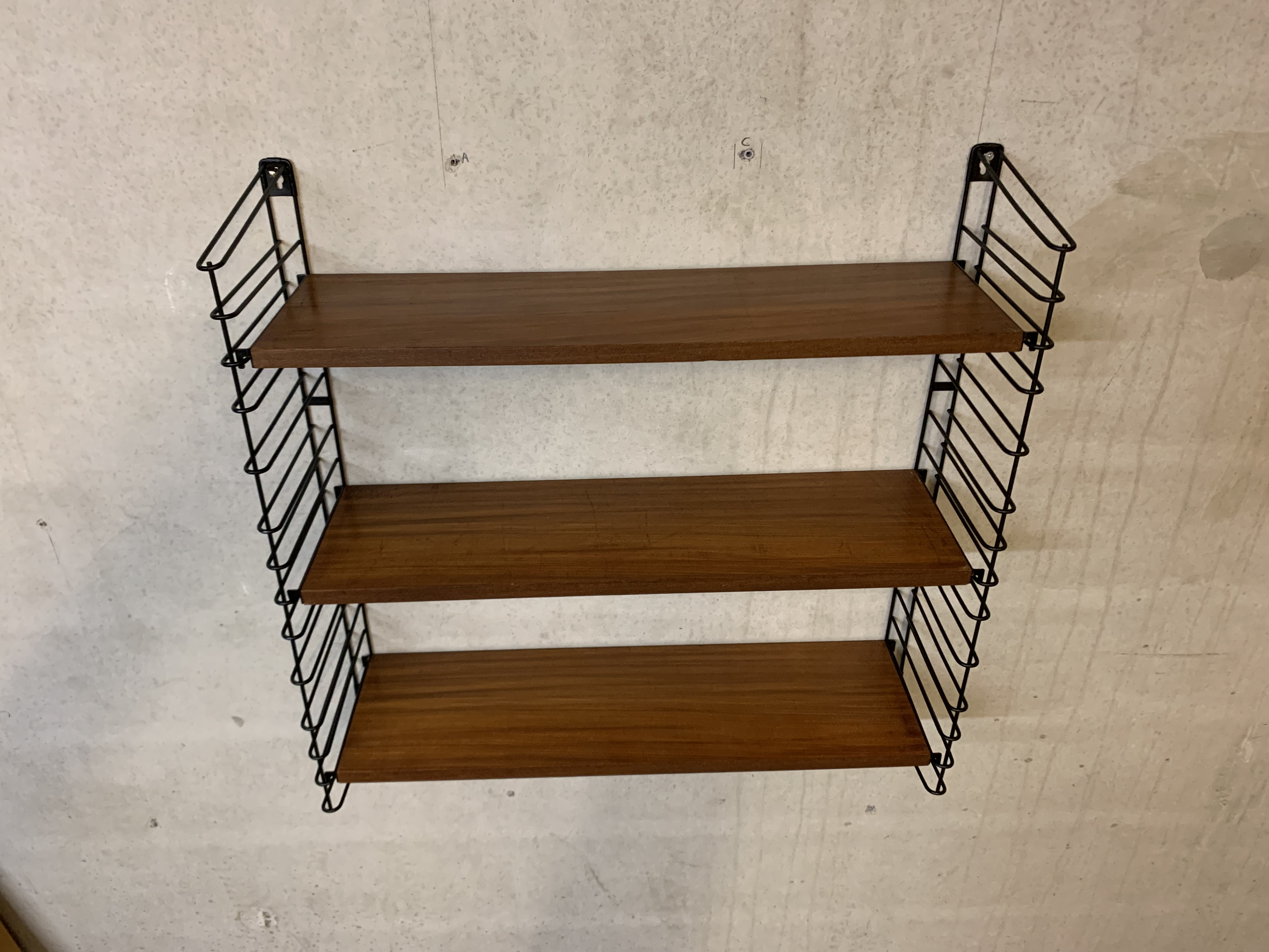 Tomado Wandrek Metaal En Teak Jaren 60. image 14