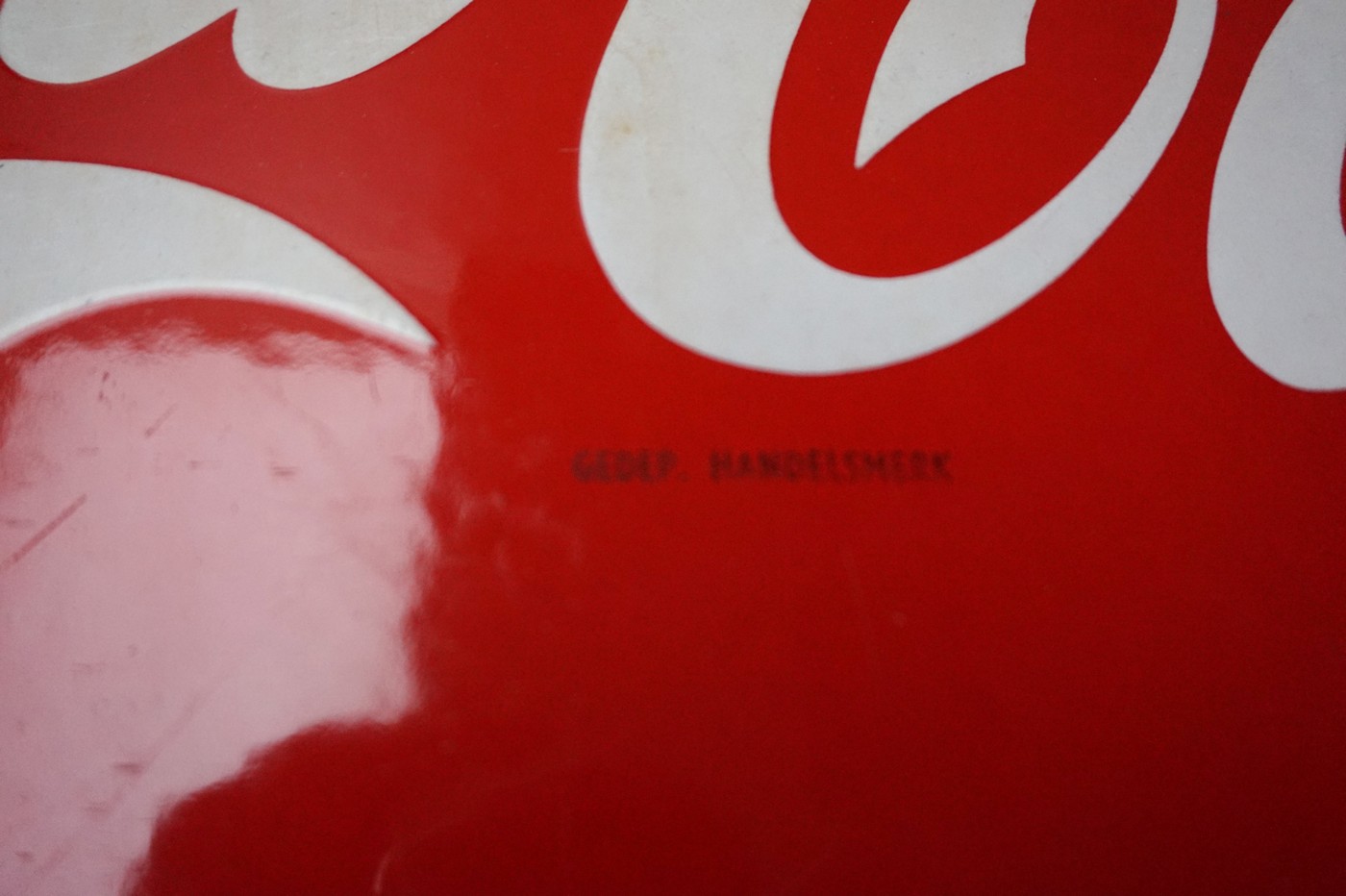 Emaille Reclamebord Coca-cola Ronde Button Van Langcat Bussum image 5