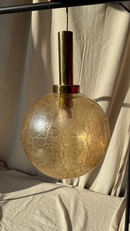 Zeldzame Doria Vintage Hanglamp, 60's image 2