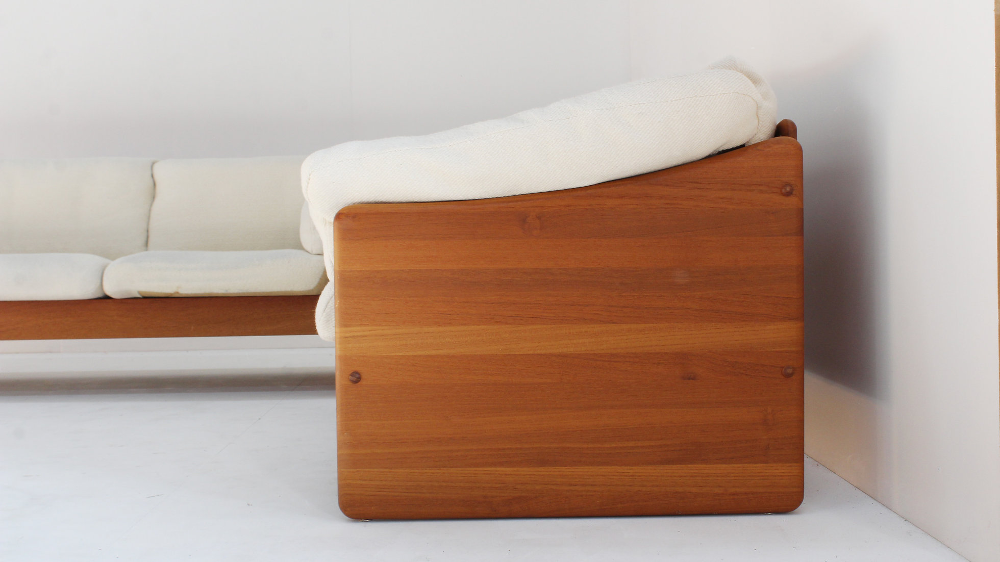 Vintage Deense Sofa Set Massief Teak Van Mikael Laursen 1960s image 9