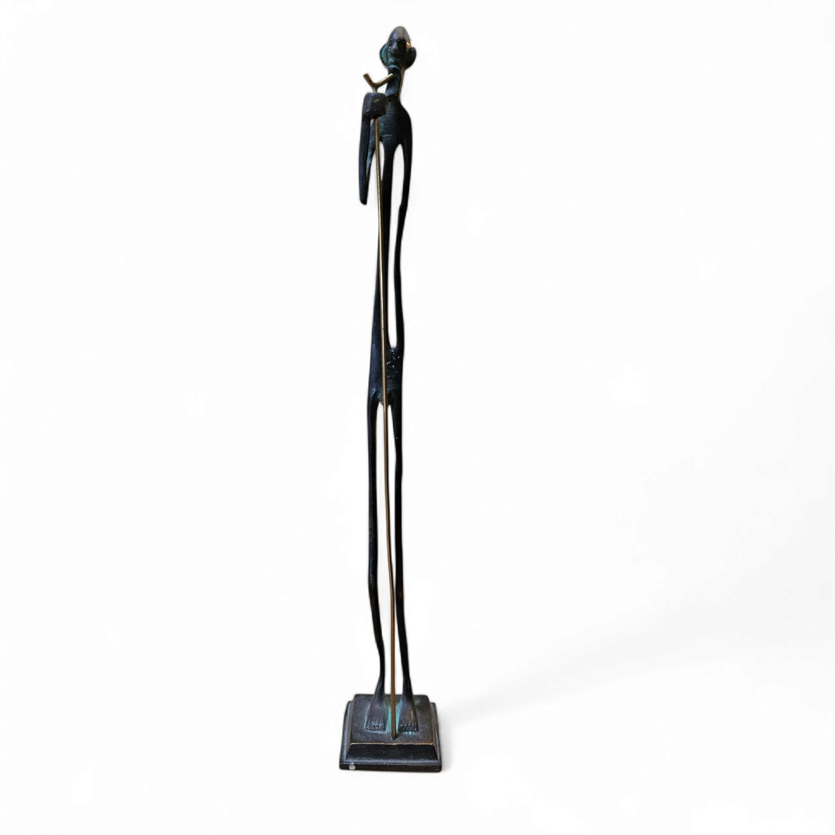 African Bronze Figure Sculpture 1970s image 12
