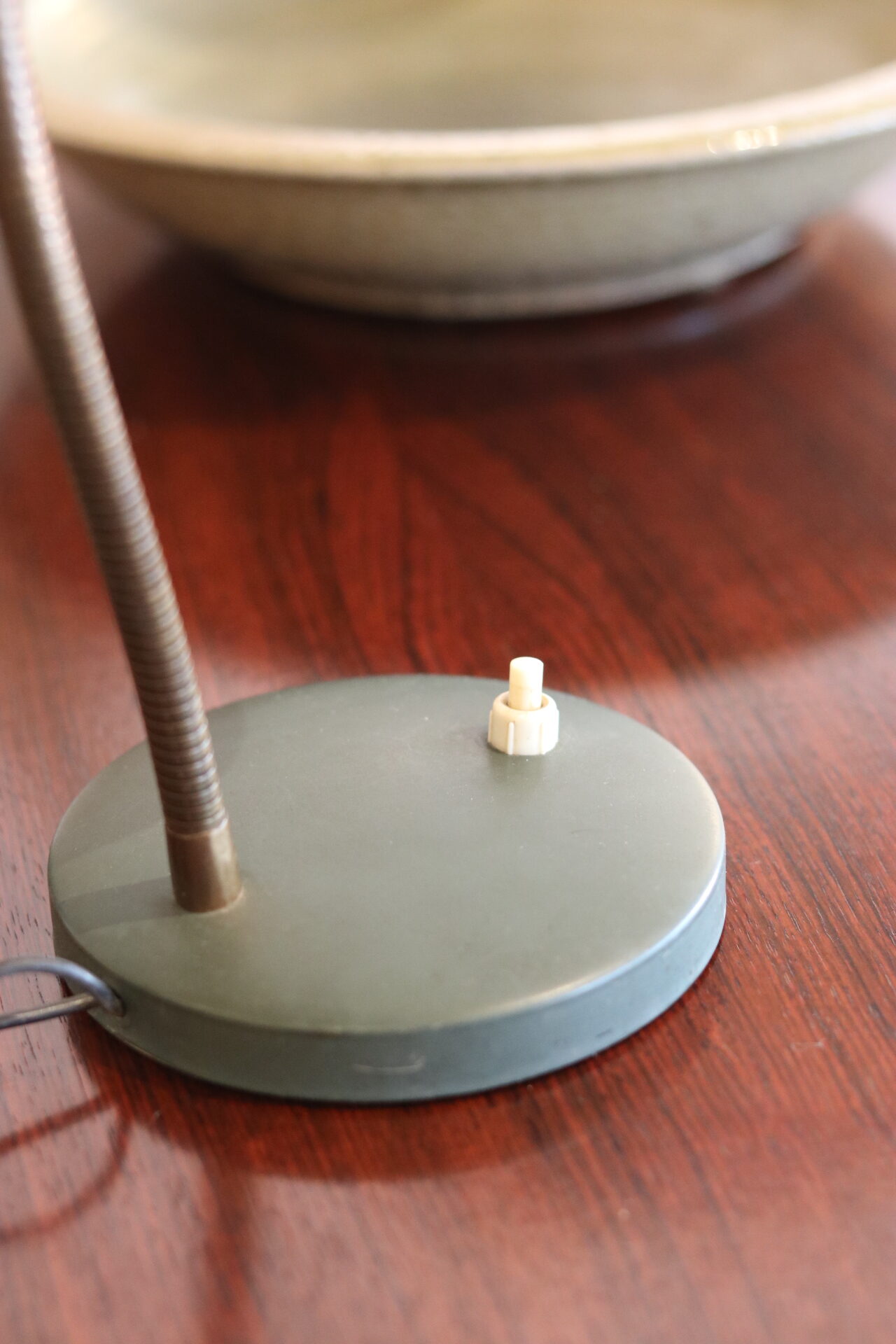 Mid-Century Donkergroene Bureaulamp image 3