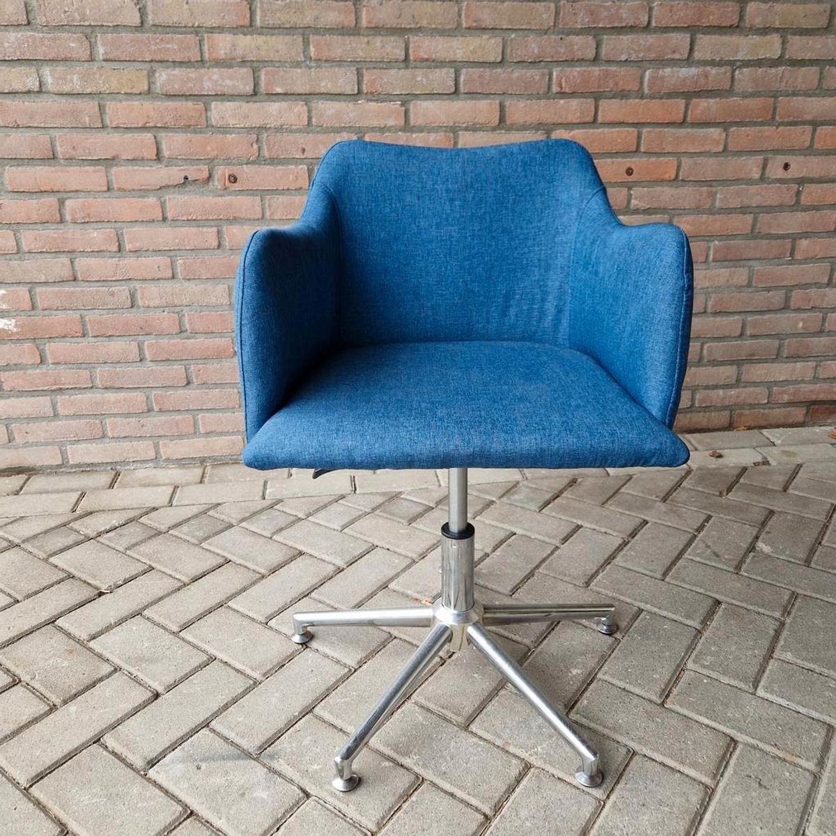 Retro Bureaustoel Verstelbaar Draaibare Stoel Draaistoel image 6