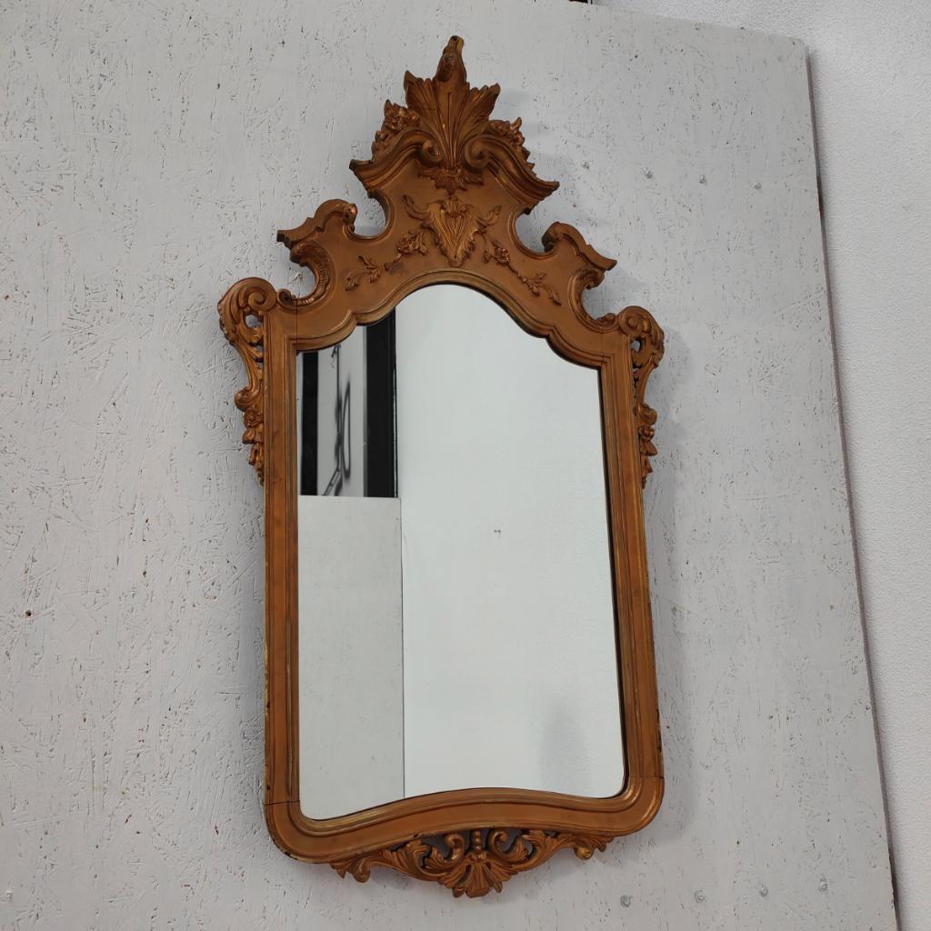 Vintage Brocante Rococo Barok Spiegel Schouwspiegel 706 image 2
