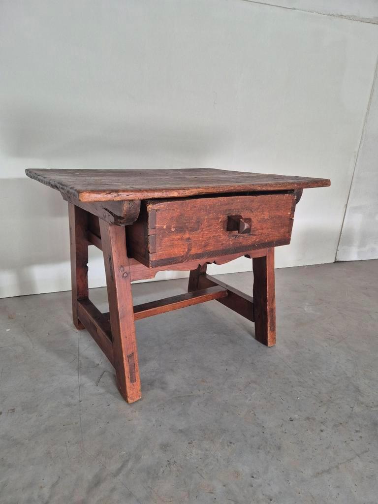 Antieke Rustieke Spaanse Tafel Wabi Sabi Stijl image 2