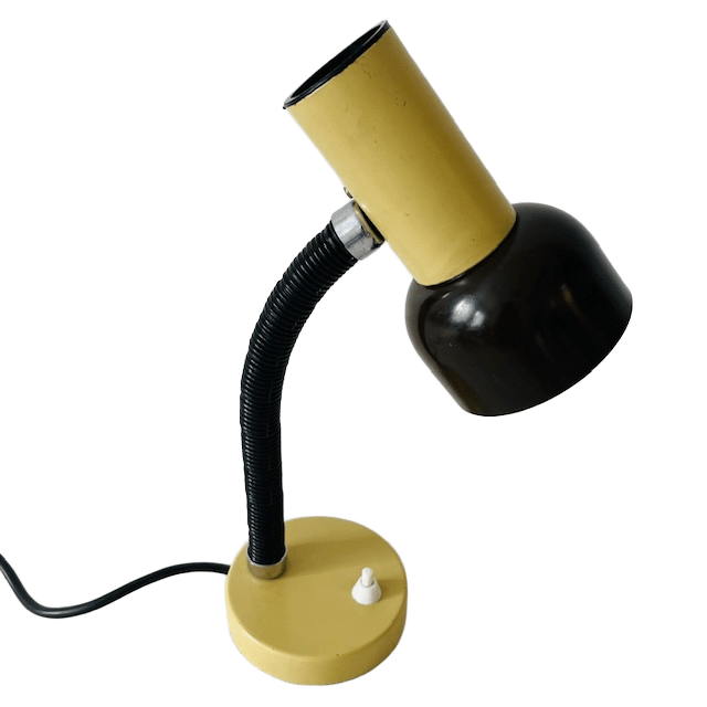 Vintage Gooseneck Bureaulamp Banana Split Massive Zwanenhals 1970’s image 3