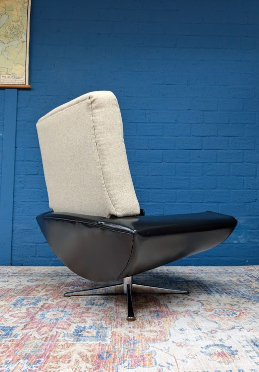 Vintage Space-age Deens Design Fauteuil, Johannes Andersen Jaren '60 image 9