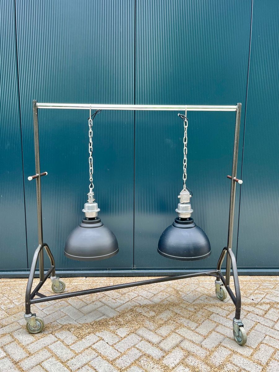 2x Zwarte Industriële Hanglamp image 12
