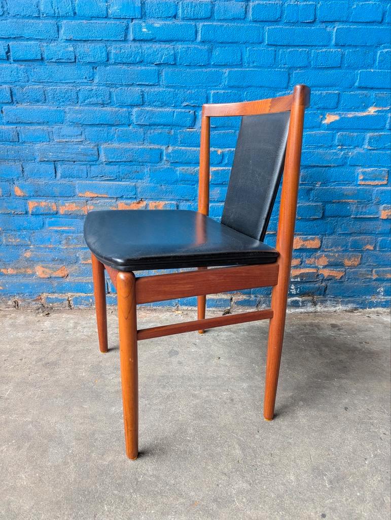 Set 5 (of 6) Deense Teak Stoelen , Findahls Møbelfabrik image 3