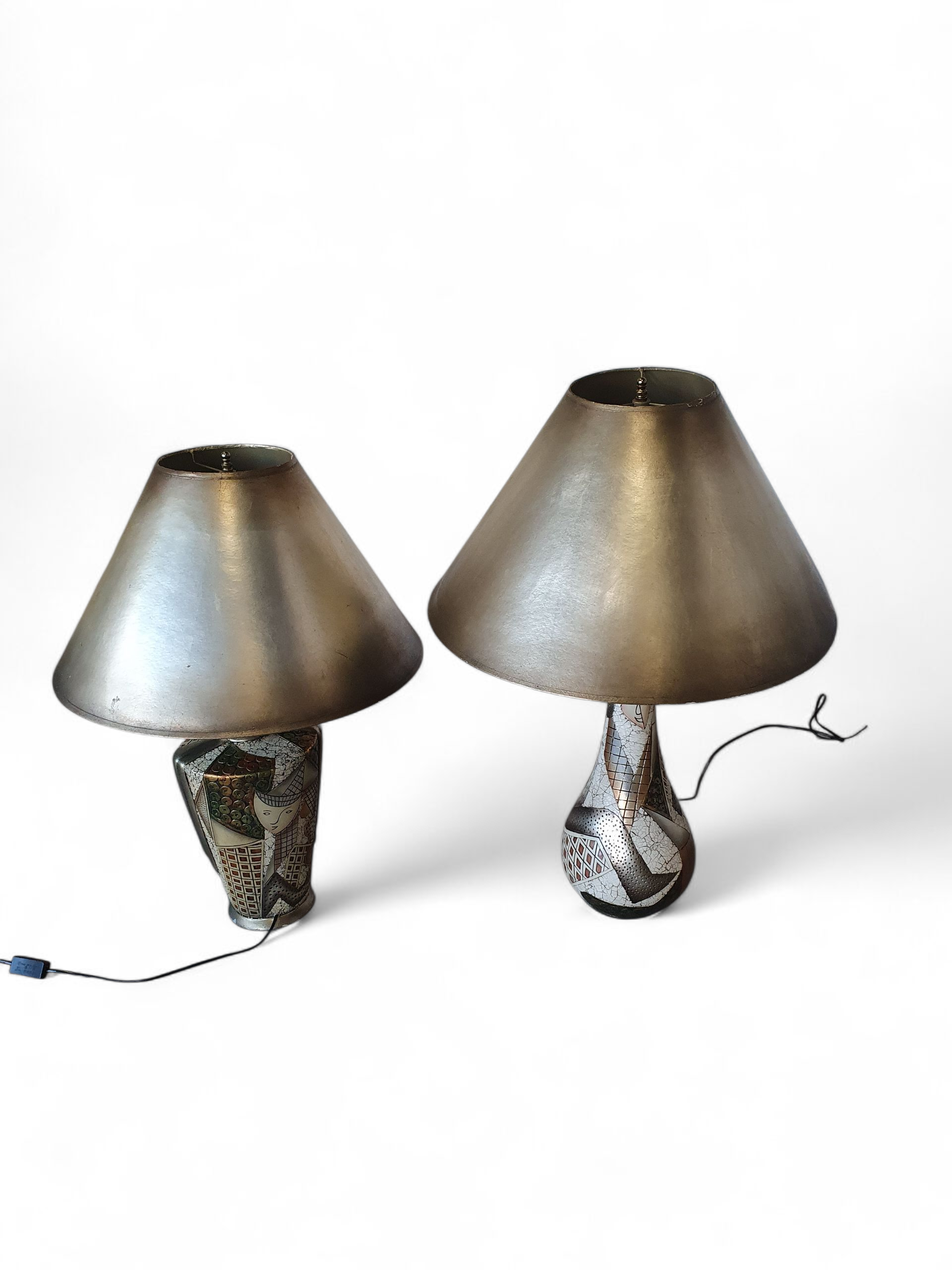 Alexander Kalifano / Modern Impressionist Art Vase Lamps / Circa 1980s image 11