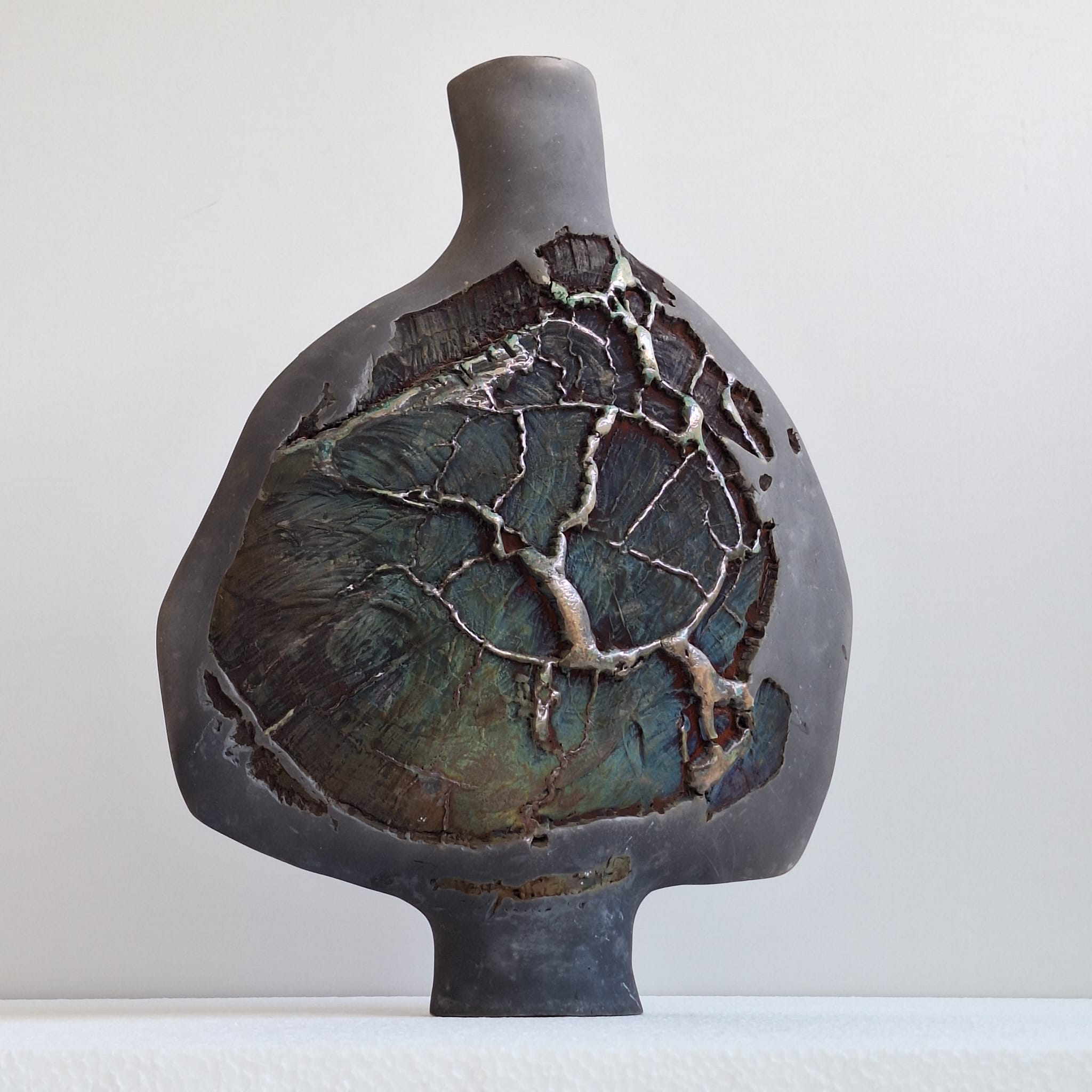 Raku Ceramic Vase Designed By André Sas image 12