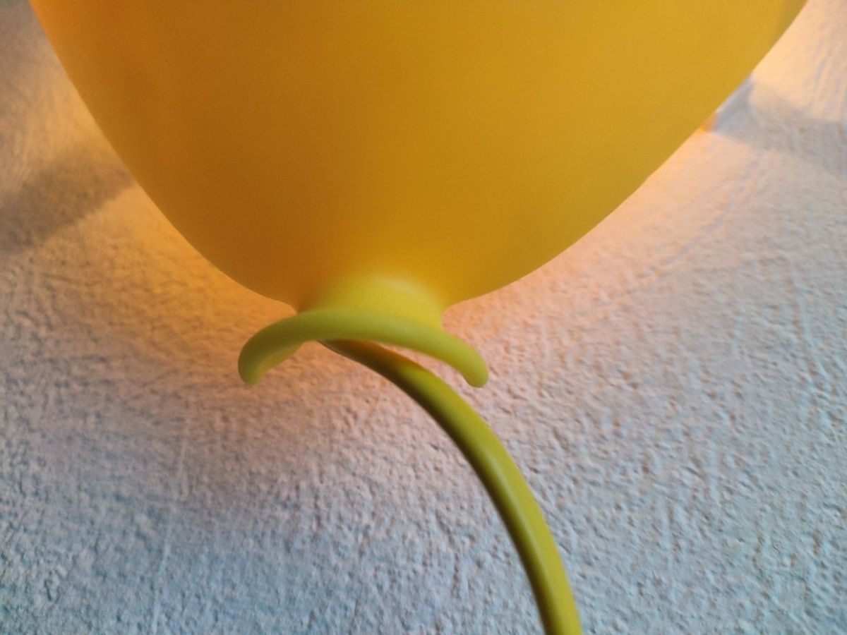 Vintage IKEA Drömminge Luchtballon Ballon Lamp Wandlamp Geel image 16