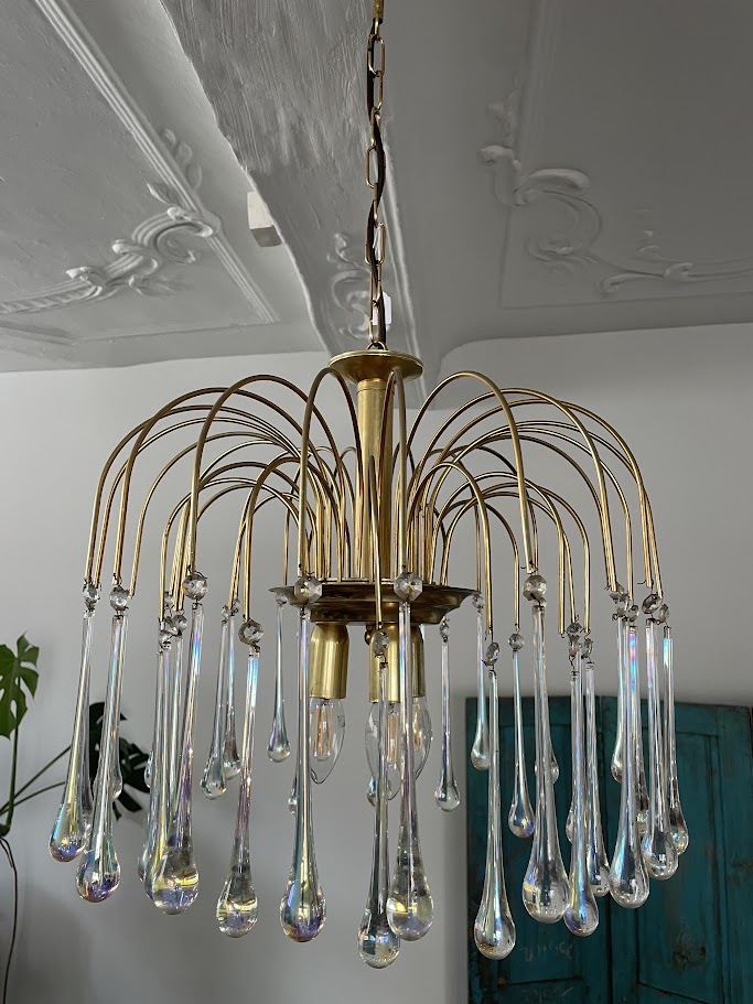 Paolo Venini – Teardrop Chandelier image 3