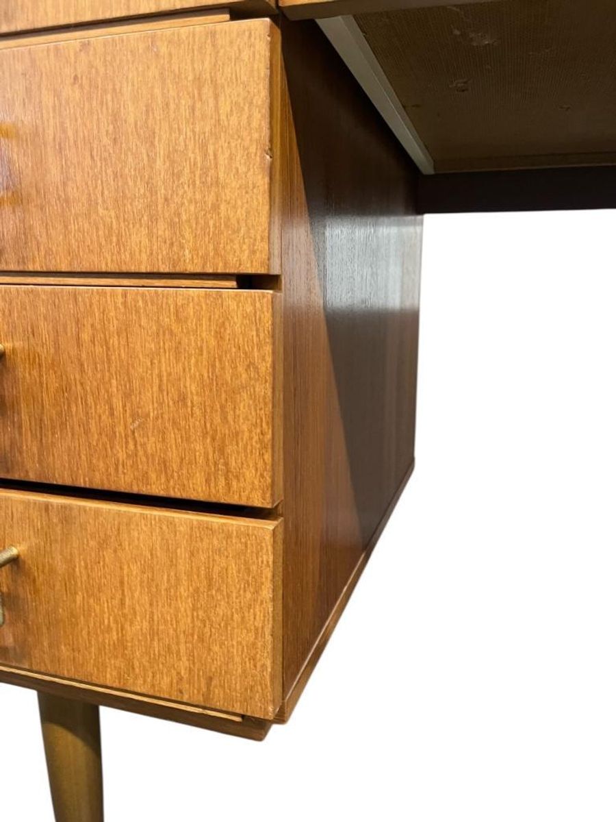 Vintage Houten Bureau / Schrijftafel image 6
