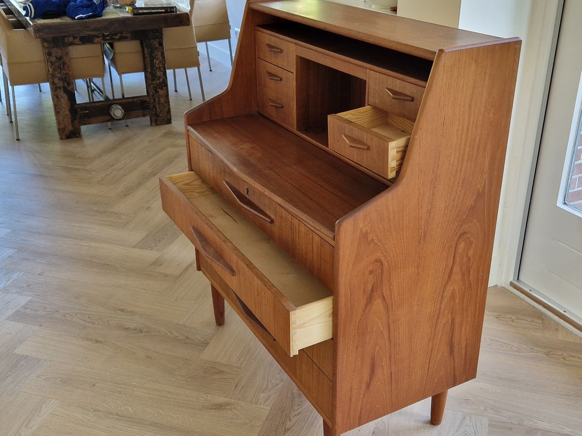Harry Oostergard Vitage Teak Secretaire image 3