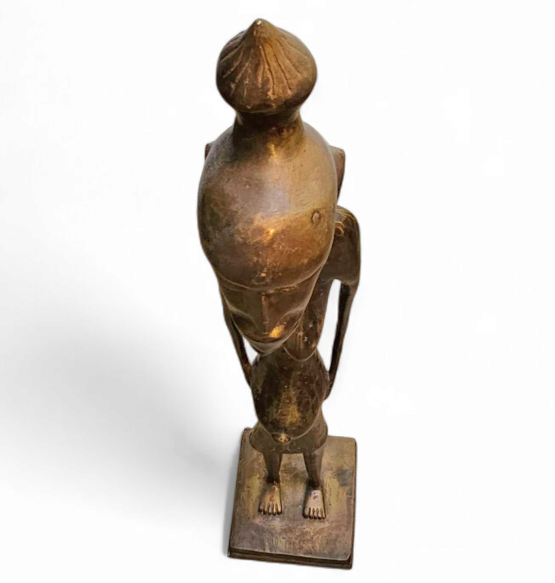African Bronze Figure Sculpture 1970s image 18