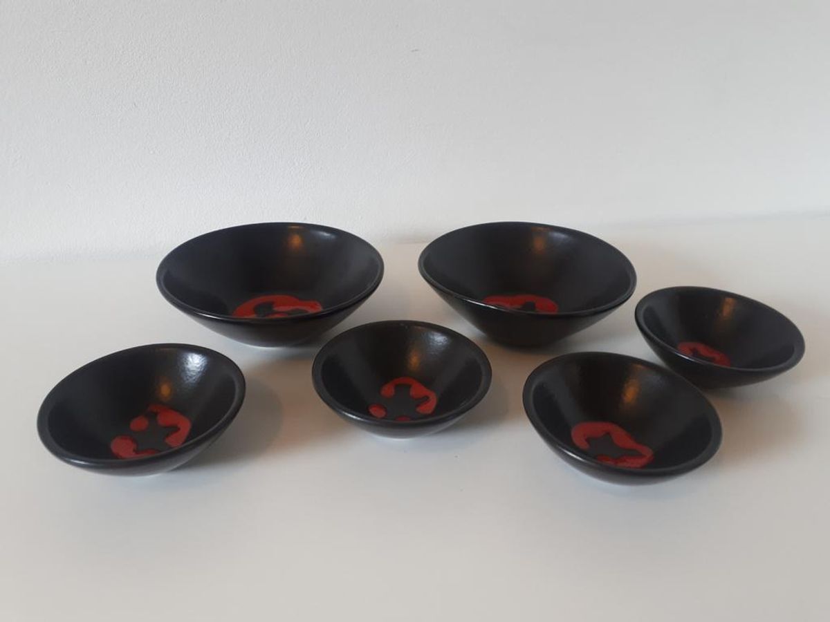Vintage Schalen Set Pinda Schaaltje Jaren 60 Keramiek image 5