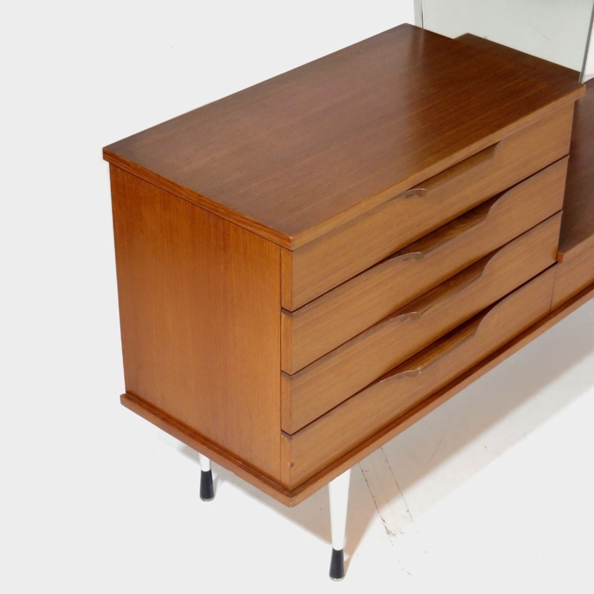 Vintage Mid Century Kaptafel In Teak, 1960s image 8