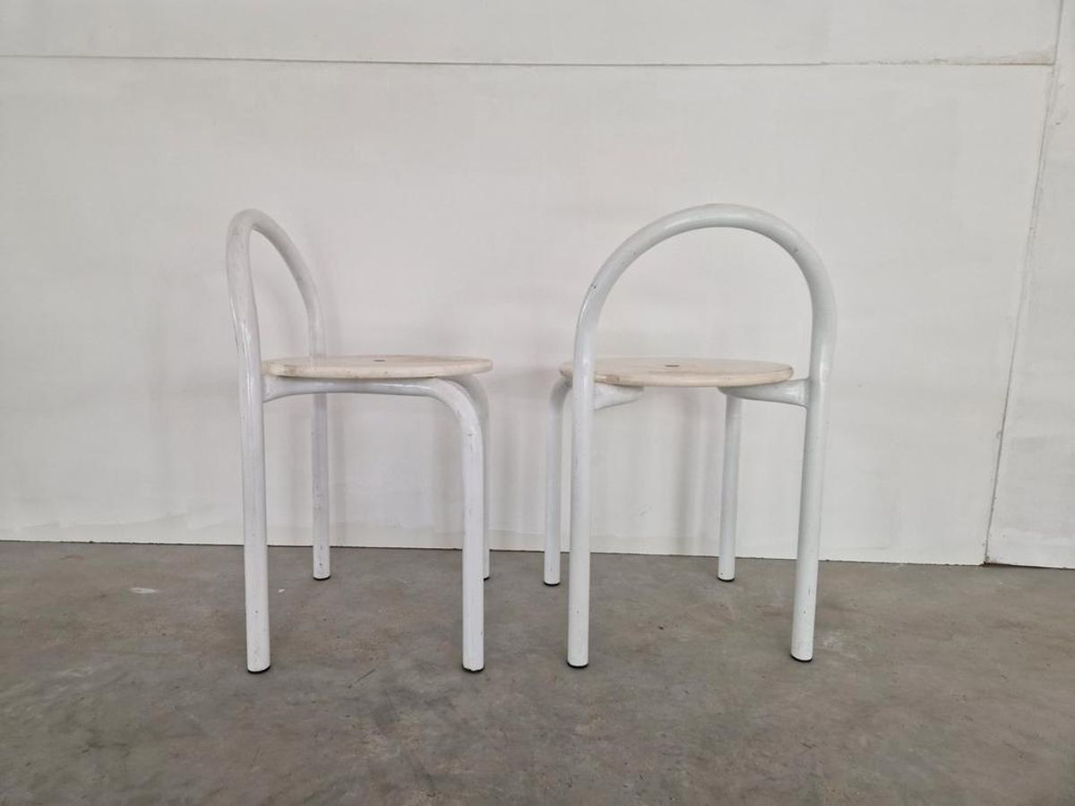Postmoderne Italiaanse Design Stoelen Vintage Memphis. image 2