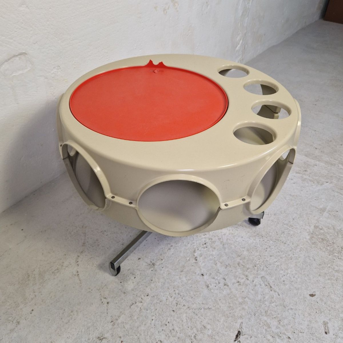 Rotobar Van Curver Jaren 70 Salaontafel image 7