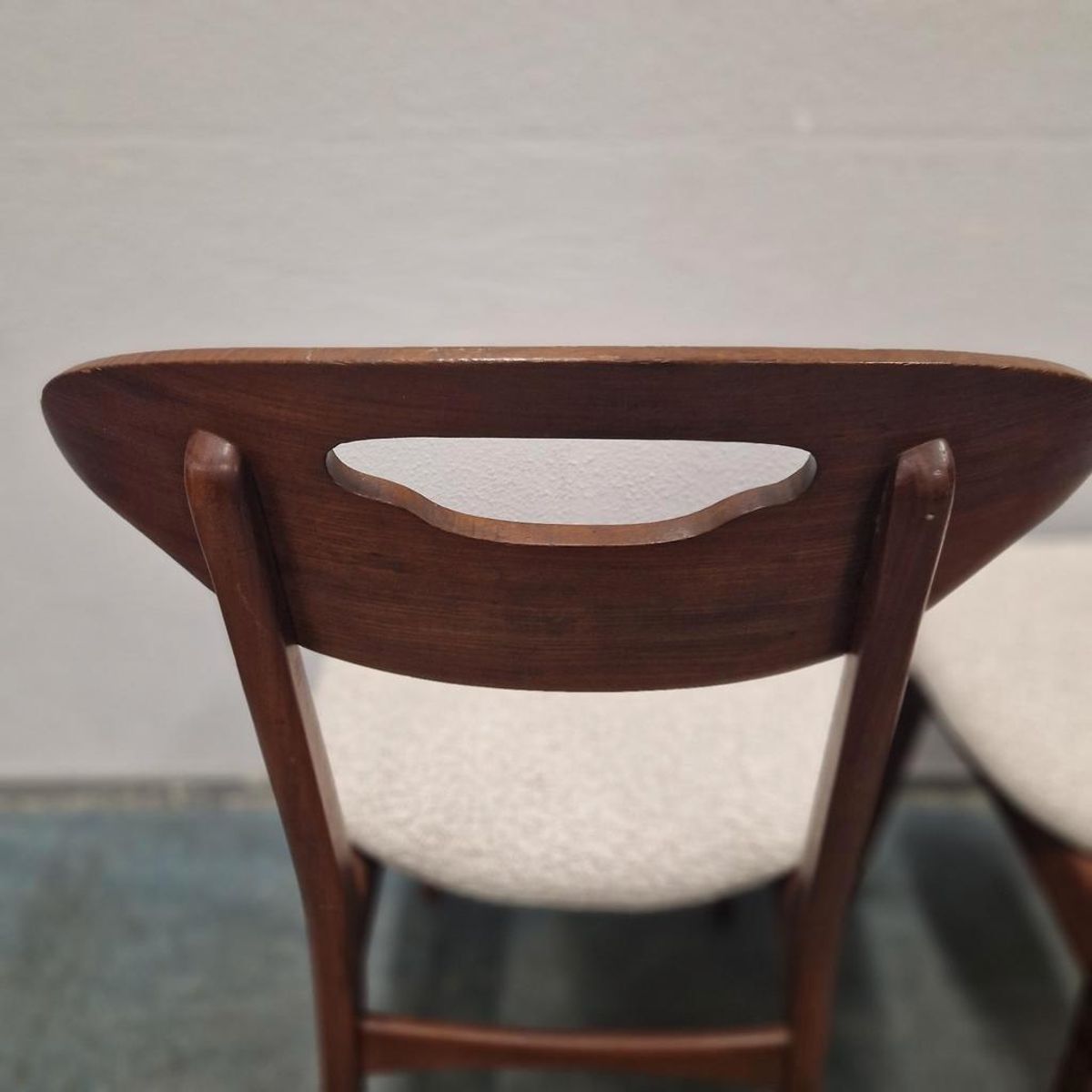 Nieuw Bekleed ! Deense Stoelen Set Van 4 Vintage Stoelen image 4