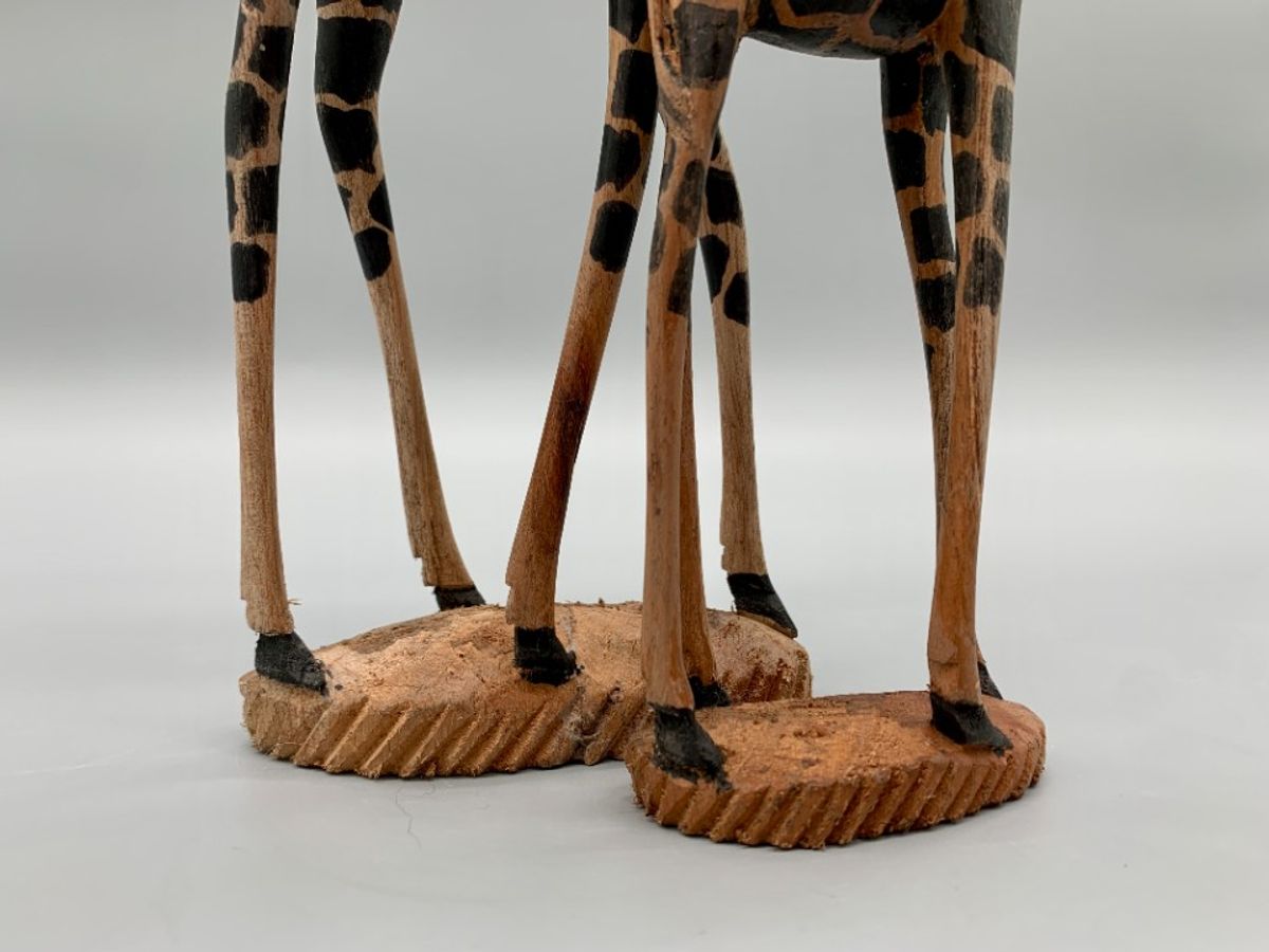 Set Vintage Houten Giraffen image 6
