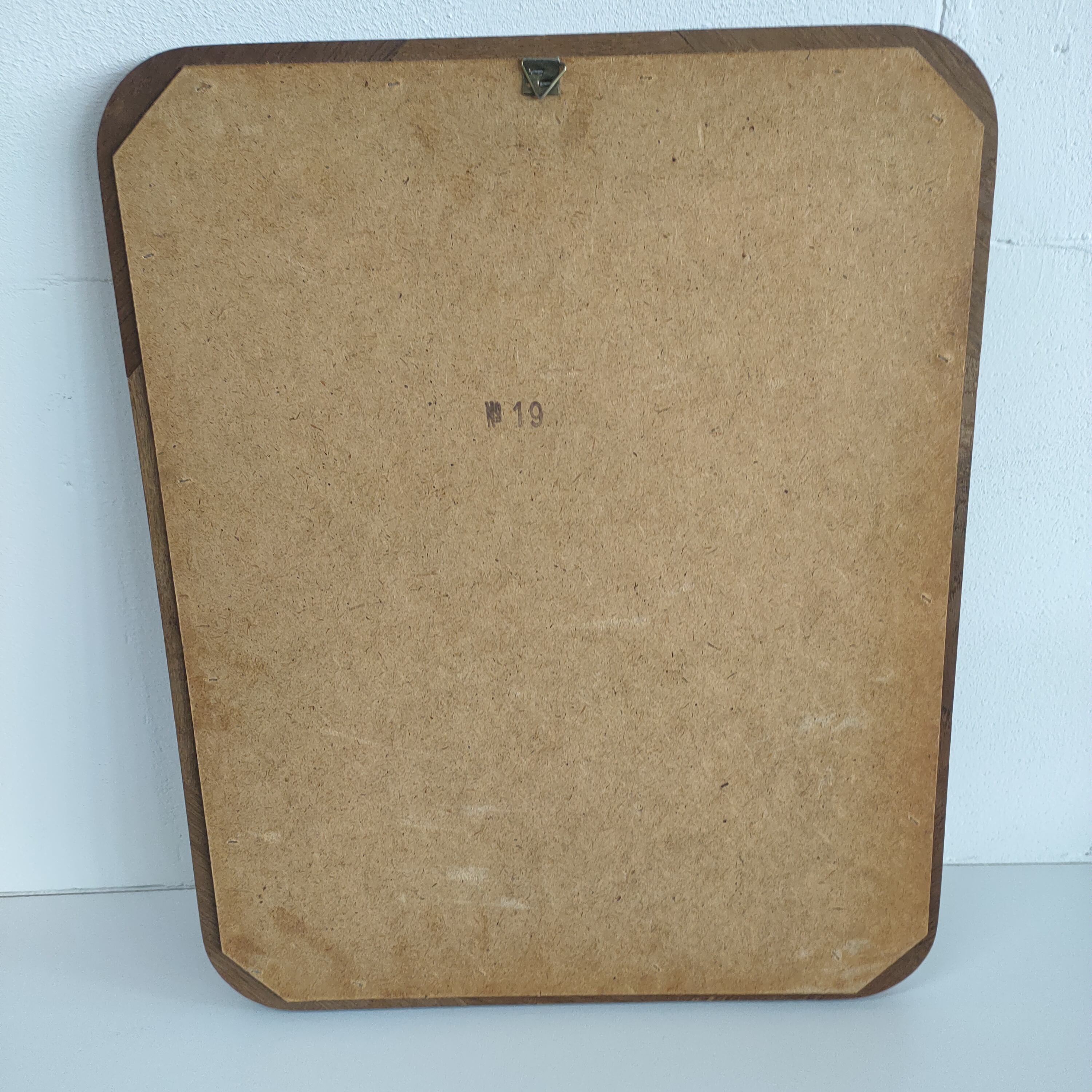 Vintage Jaren 70 Spiegel In Houten Frame image 6