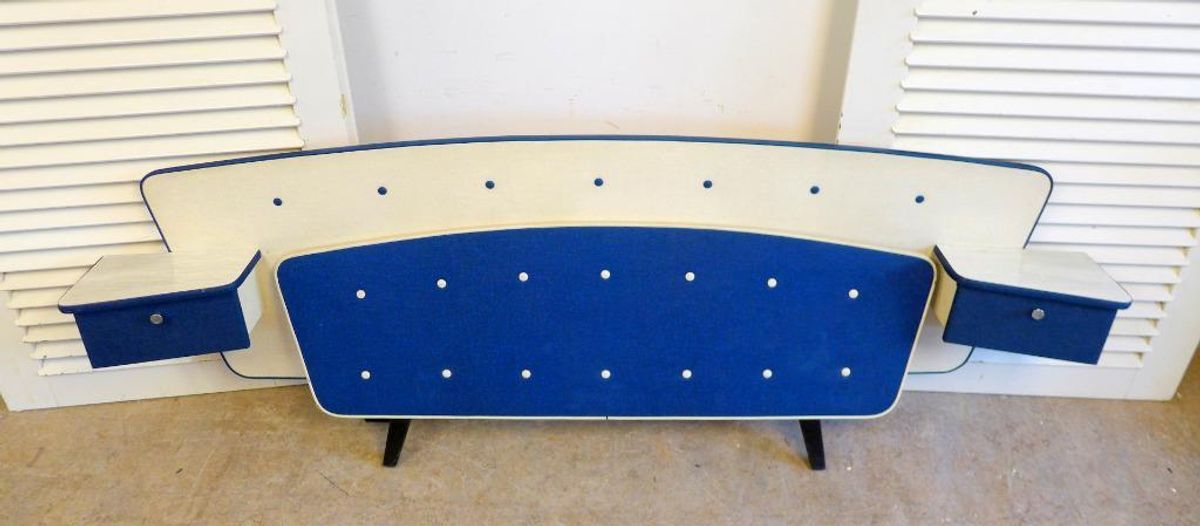 Mooie Retro Vintage Slaapkamer Set : Bed Stoelen Tafel image 4