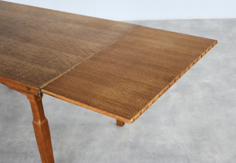 Brutalist Eettafel | Vintage Tafel | Eiken | Kjaernulf image 4
