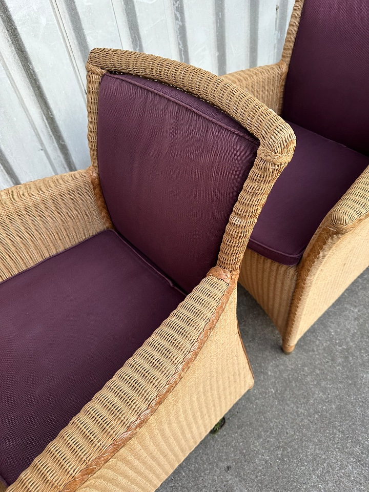 5 Lloyd Loom Fauteui Exeter - Super Original Lloyd Loom Stoel Met Logo! image 7