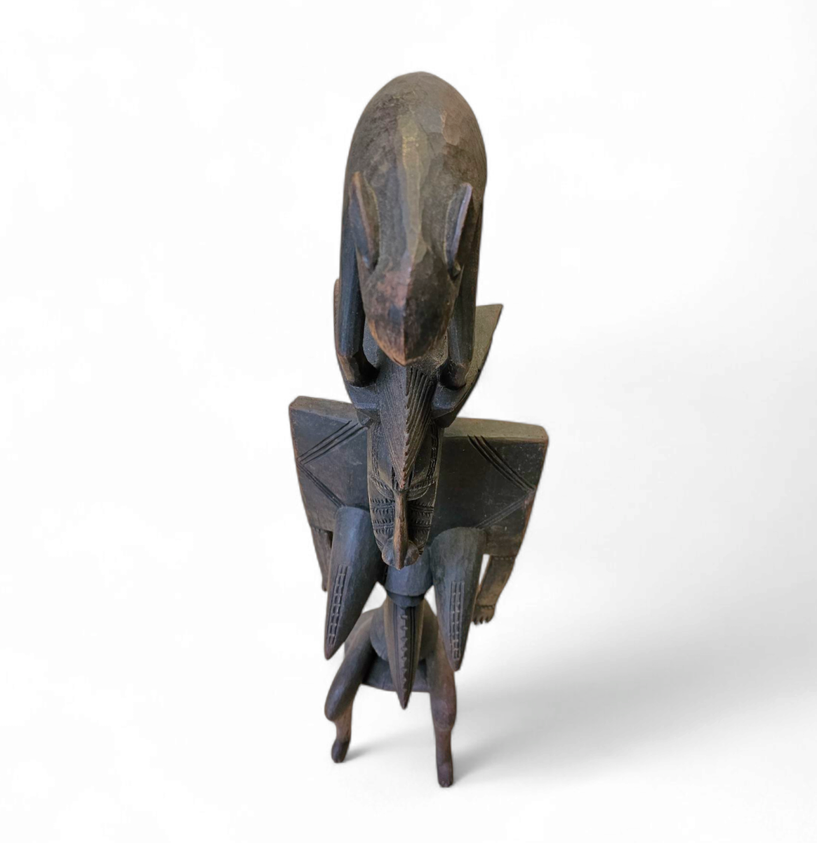 Wooden / Dogon / African Figure Sculpture / 1960s image 14