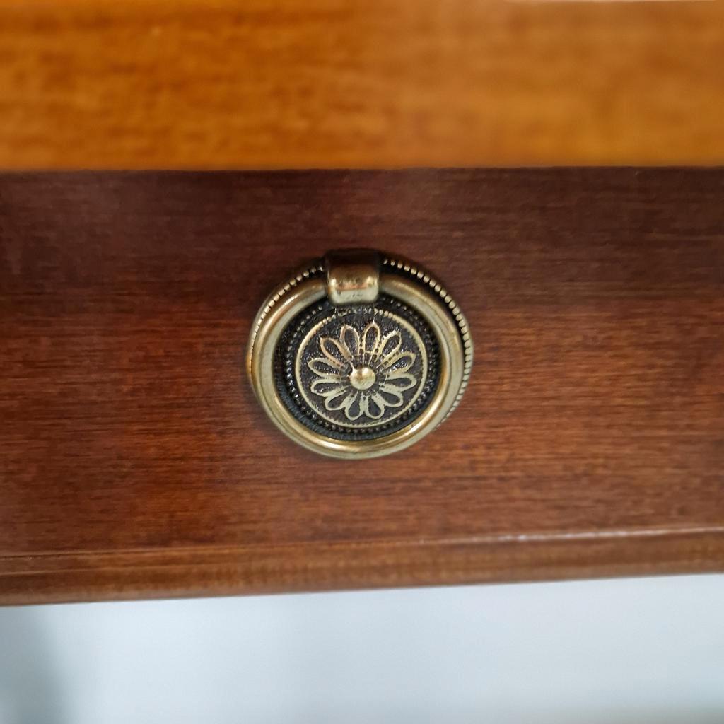 Klassieke Noten / Kersen Vintage Sidetable Dressoir Ladekast image 14