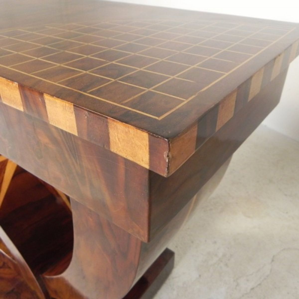 Art Deco Stijl Consoletafel Met Verschillende Soorten Ingelegd Hout image 21