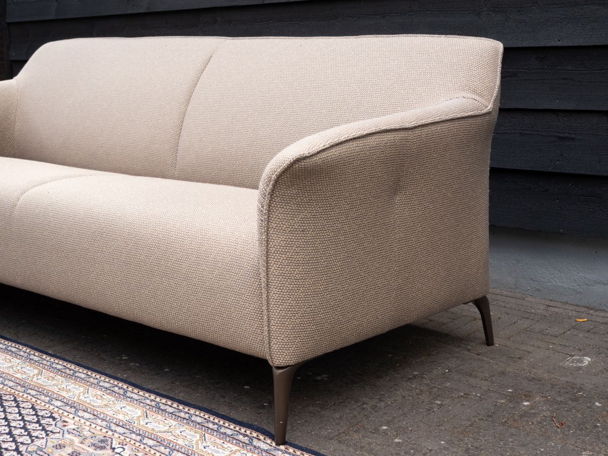 Leolux Mayon | 3-zits Designer Bank | Groen, Beige, Gemeleerd image 5