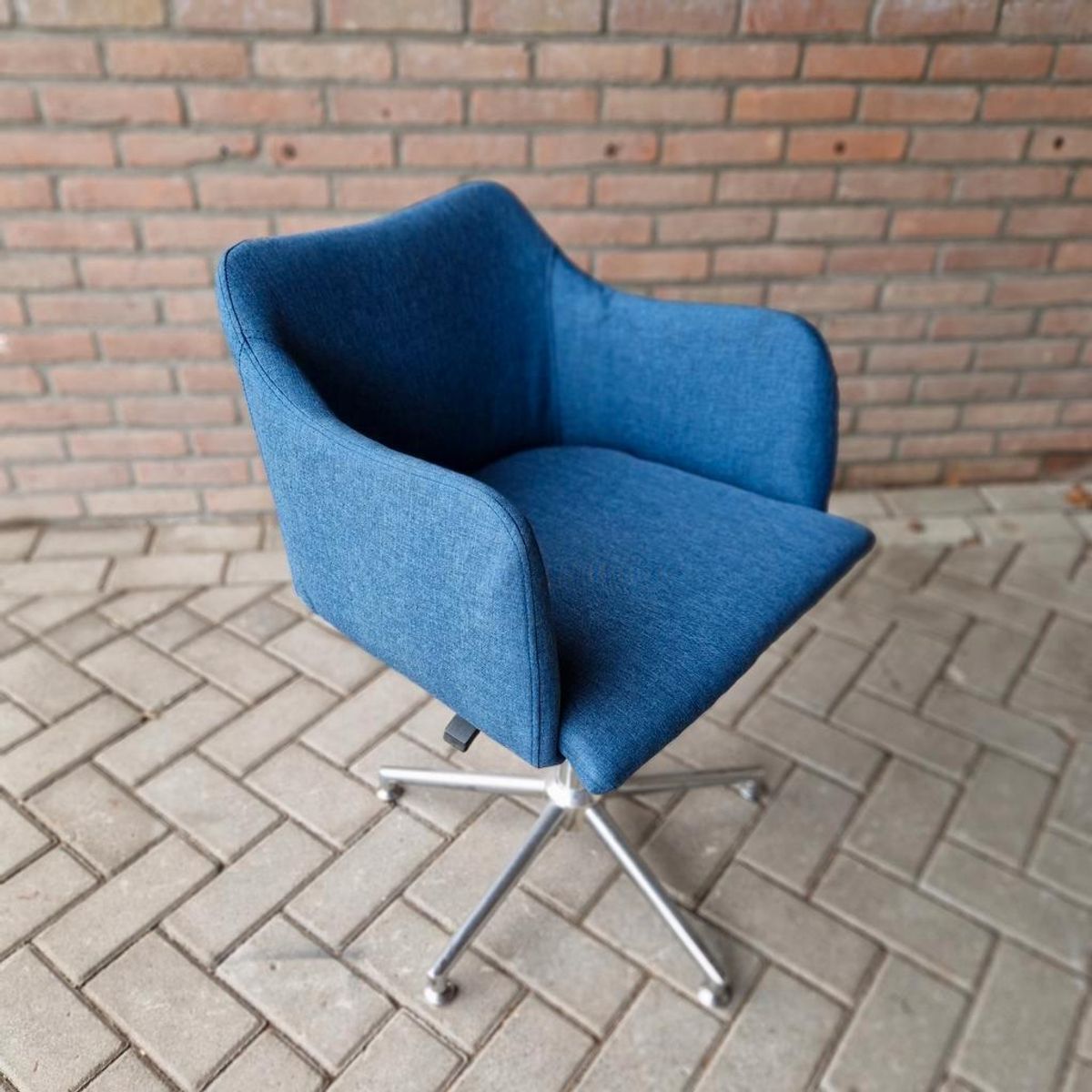 Retro Bureaustoel Verstelbaar Draaibare Stoel Draaistoel image 3