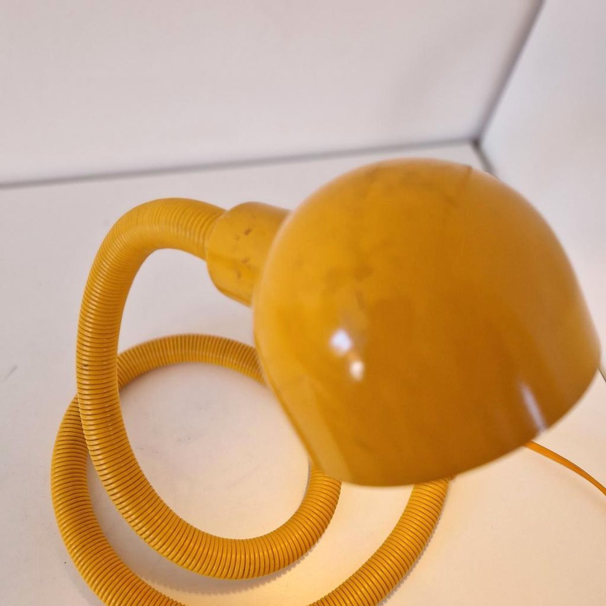 Hebi Tafellamp Snake Light Gele Slang Lamp Vintage Design image 8
