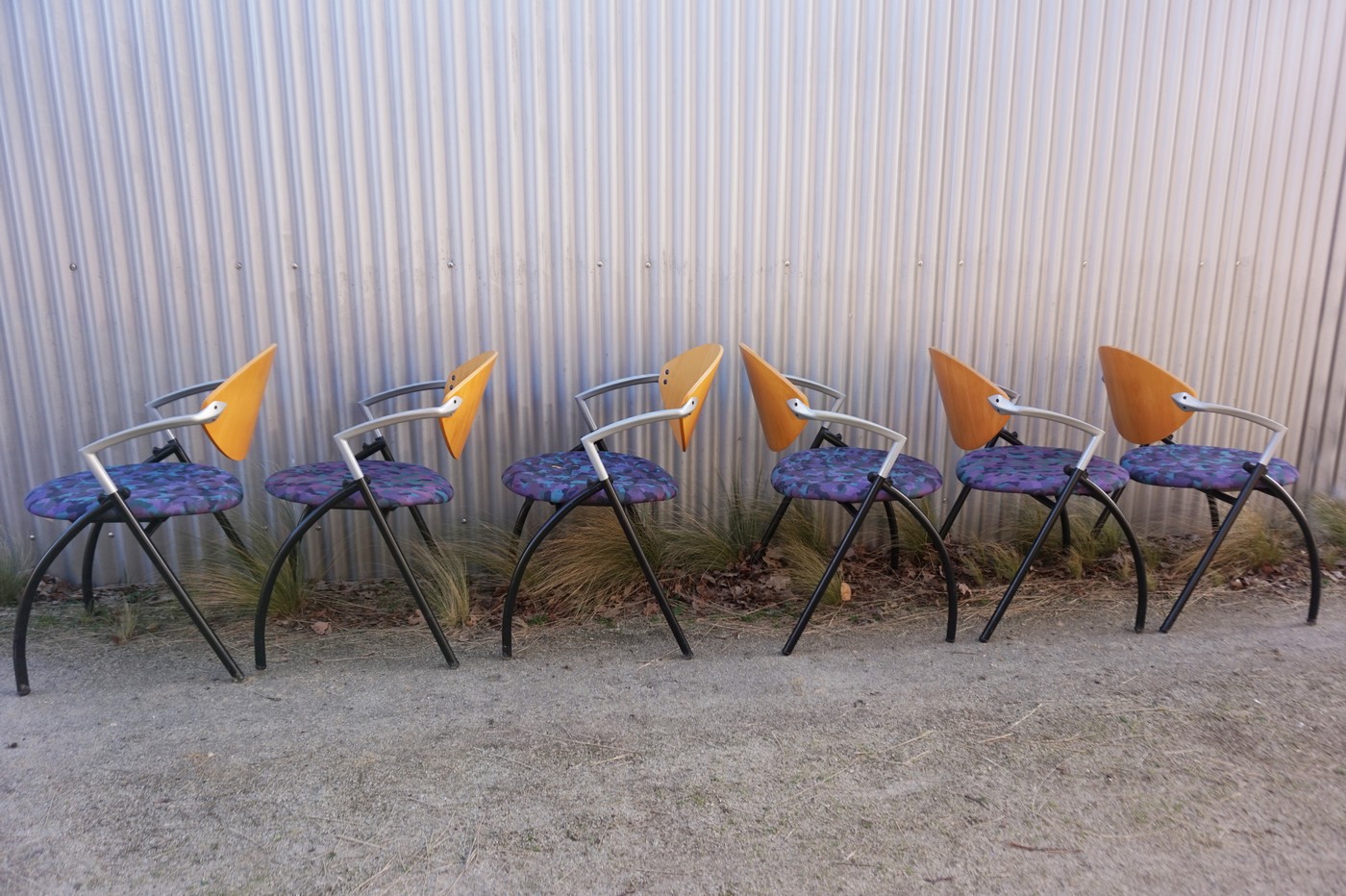 Set Van 6 Vepa Alpine Vergaderstoelen, Eetkamerstoelen, Stapelbaar image 6