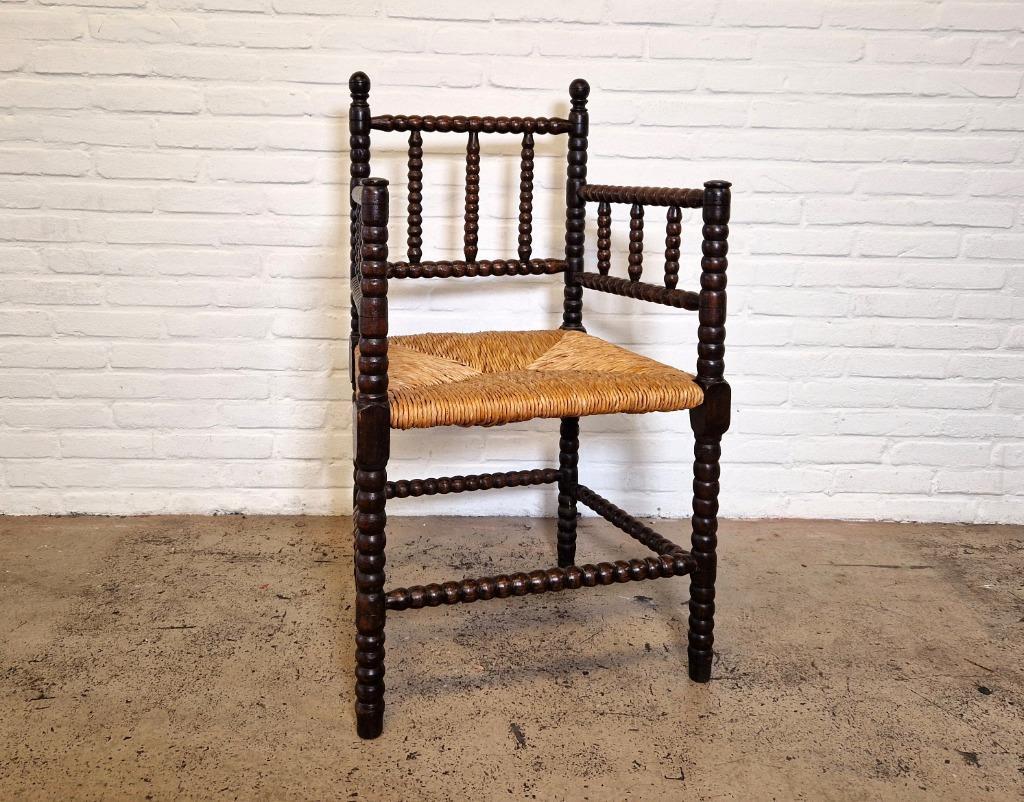 Antieke Bobbin Stoel, 1920 image 3