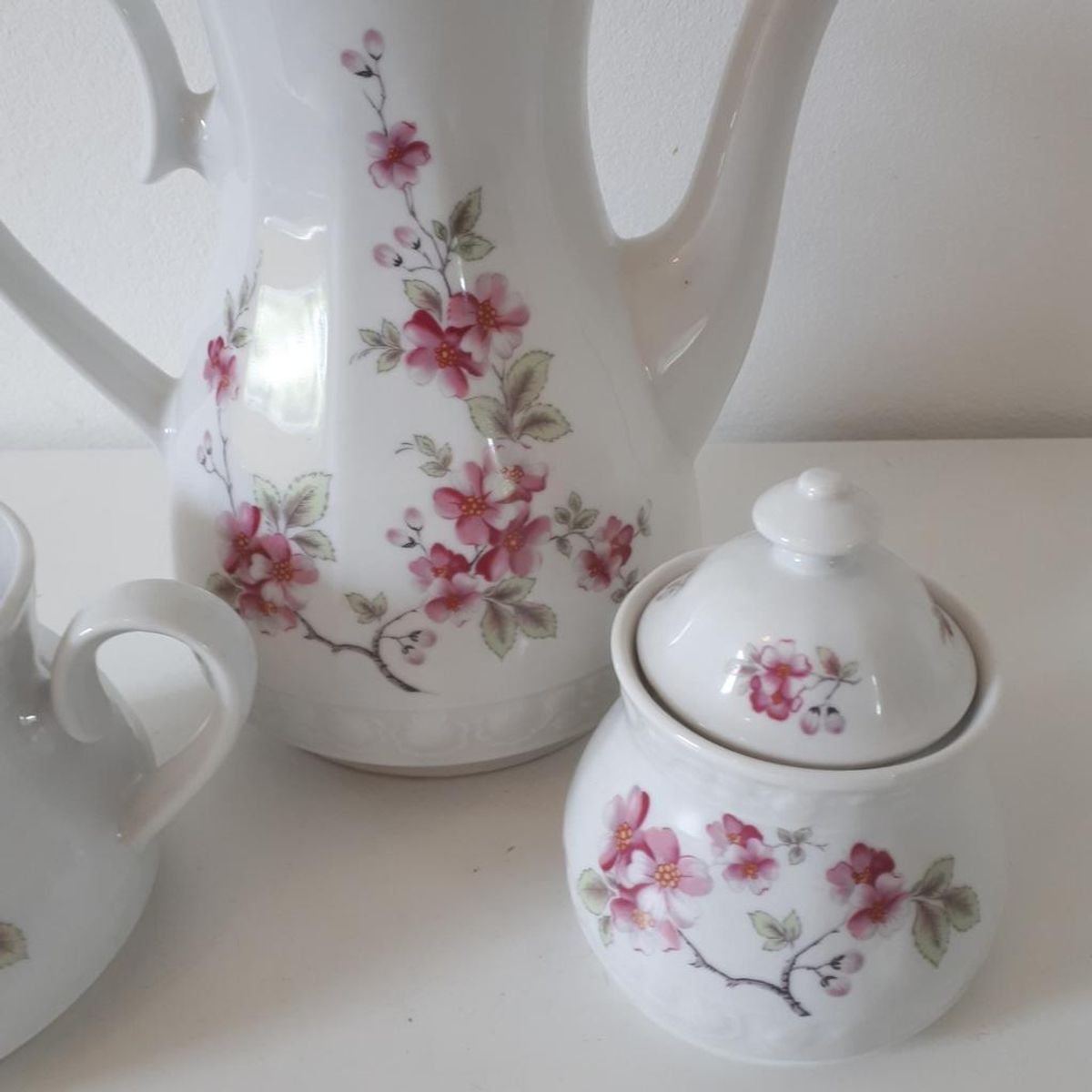 Bavaria Vintage Thee Servies Theepot Suikerpot Kannetje image 4