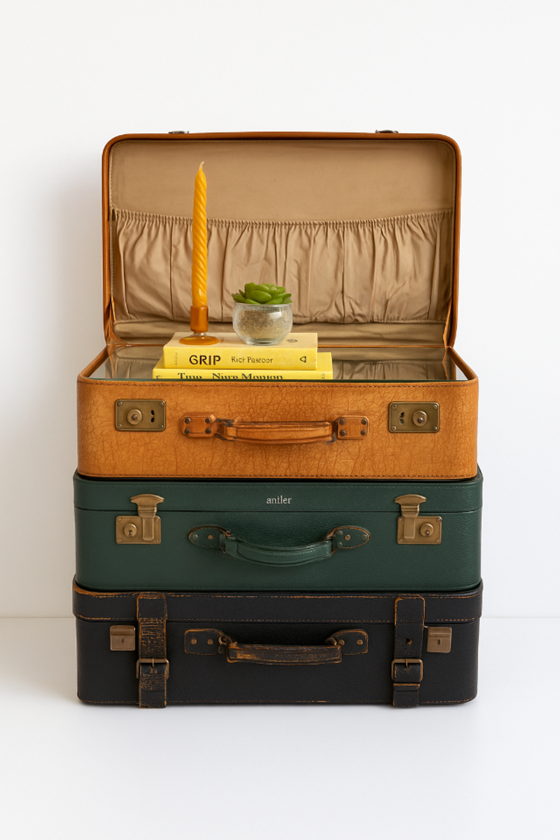 Vintage Kofferset – 3 Unieke Exemplaren Met Karakter image 14