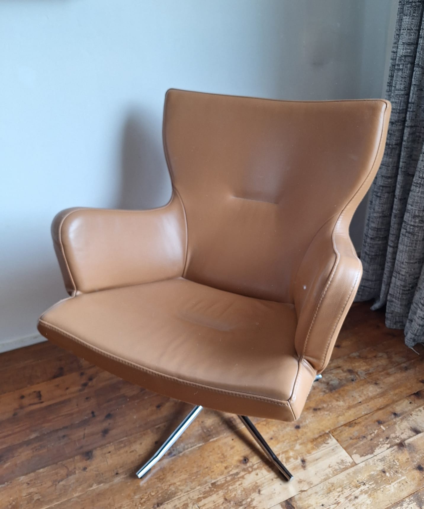 Leren Fauteuil Gyro Van Conform Zweeds Design image 6