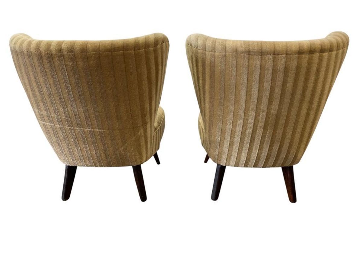Set Van 2 Vintage Cocktailstoelen / Eenzitjes / Fauteuils image 11