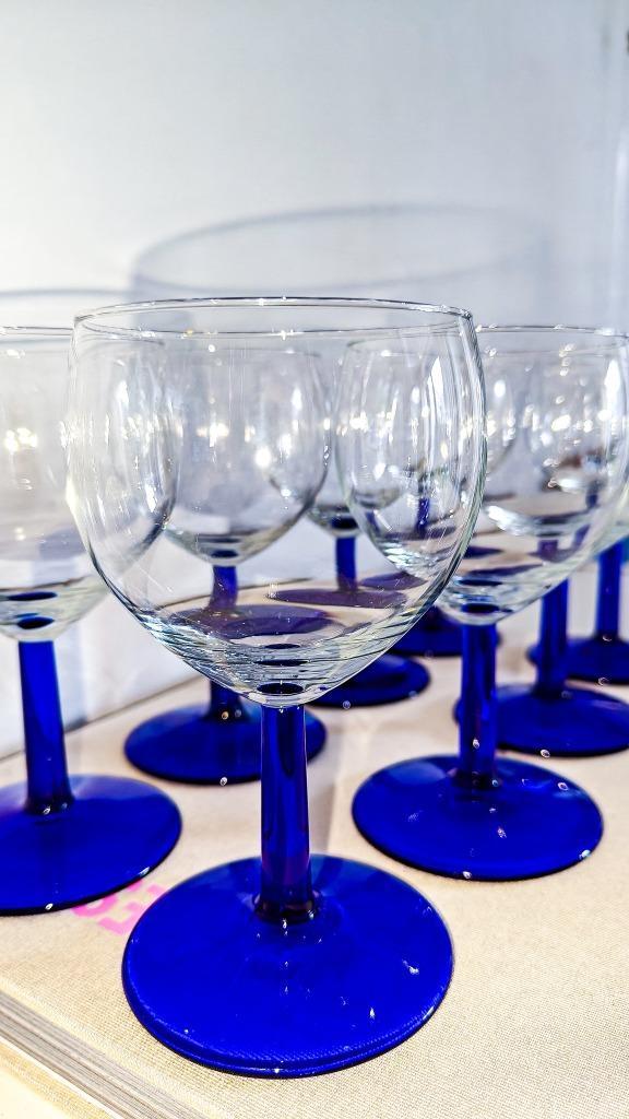 8x Wijnglas Donkerblauwe Steel Luminarc image 4