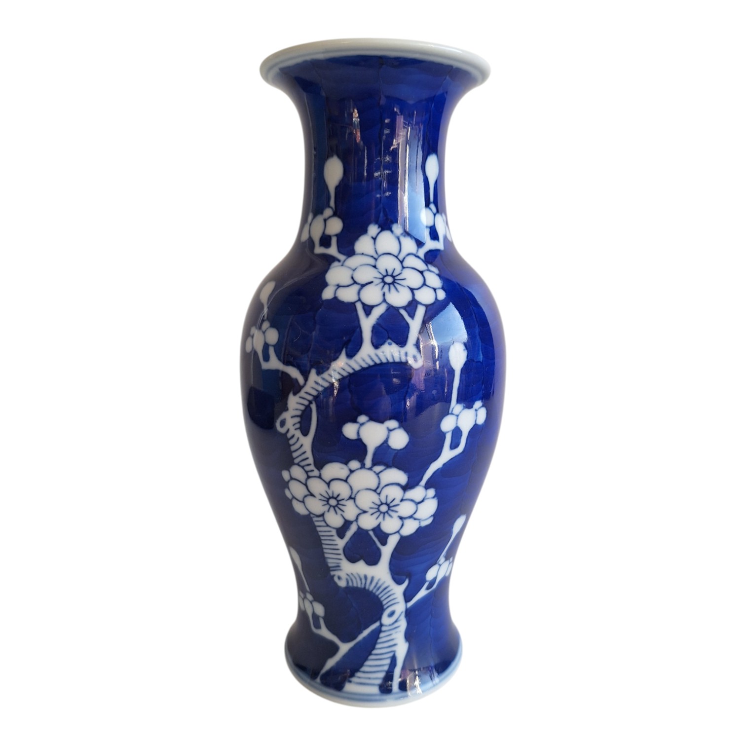 Chinees Blauw Met Wit Prunus Decor Vaas image 4