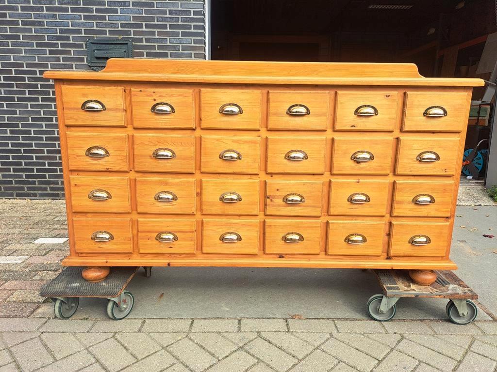 Hand Gemaakte Grenen Ladekast 24 Lades image 19
