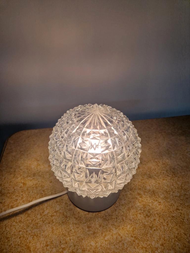 Vintage Mid Century Glazen Plafonniere image 7