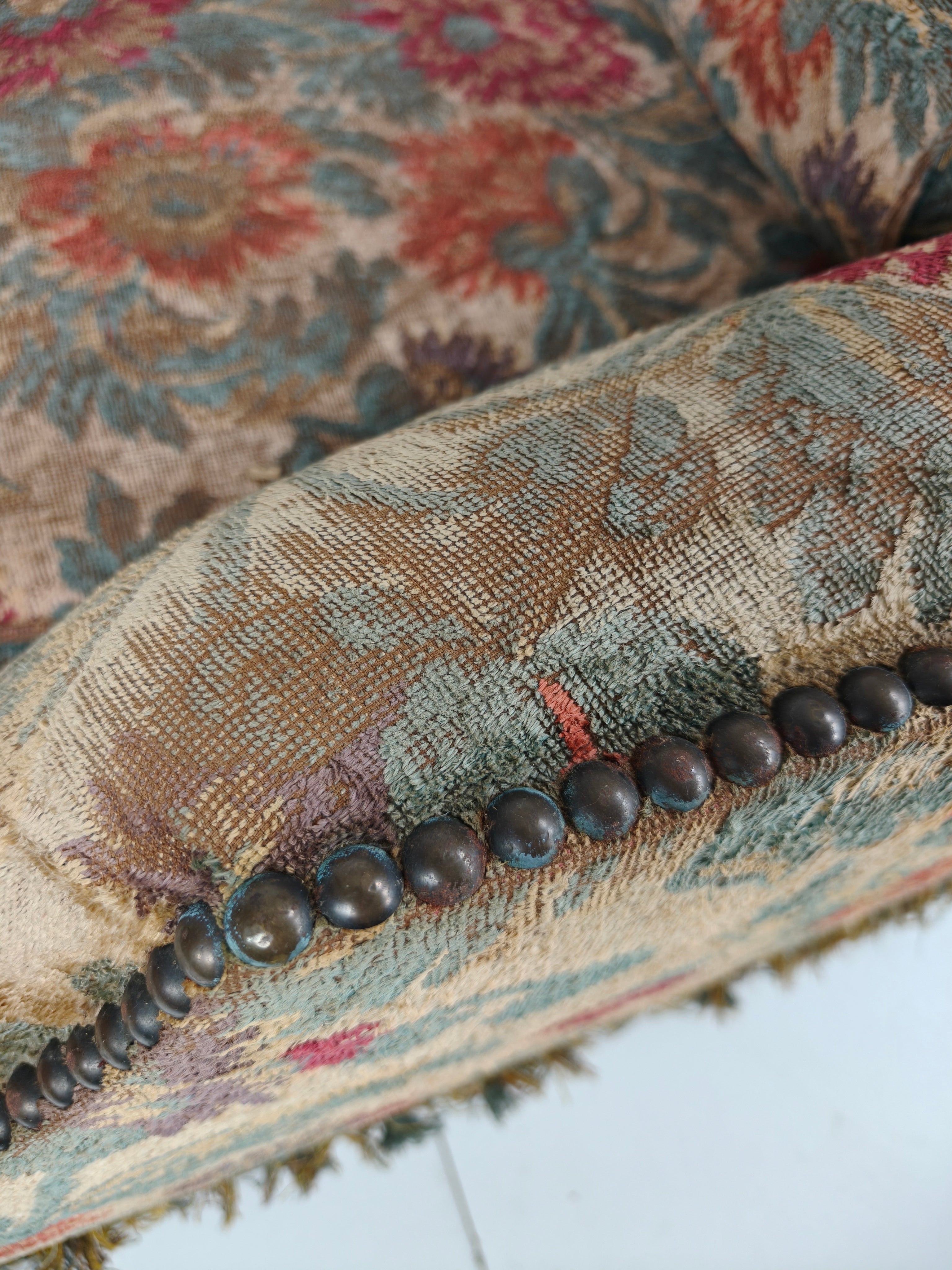 Os De Mouton Sofa In Tapestry – Country House Style, 19th Century image 8