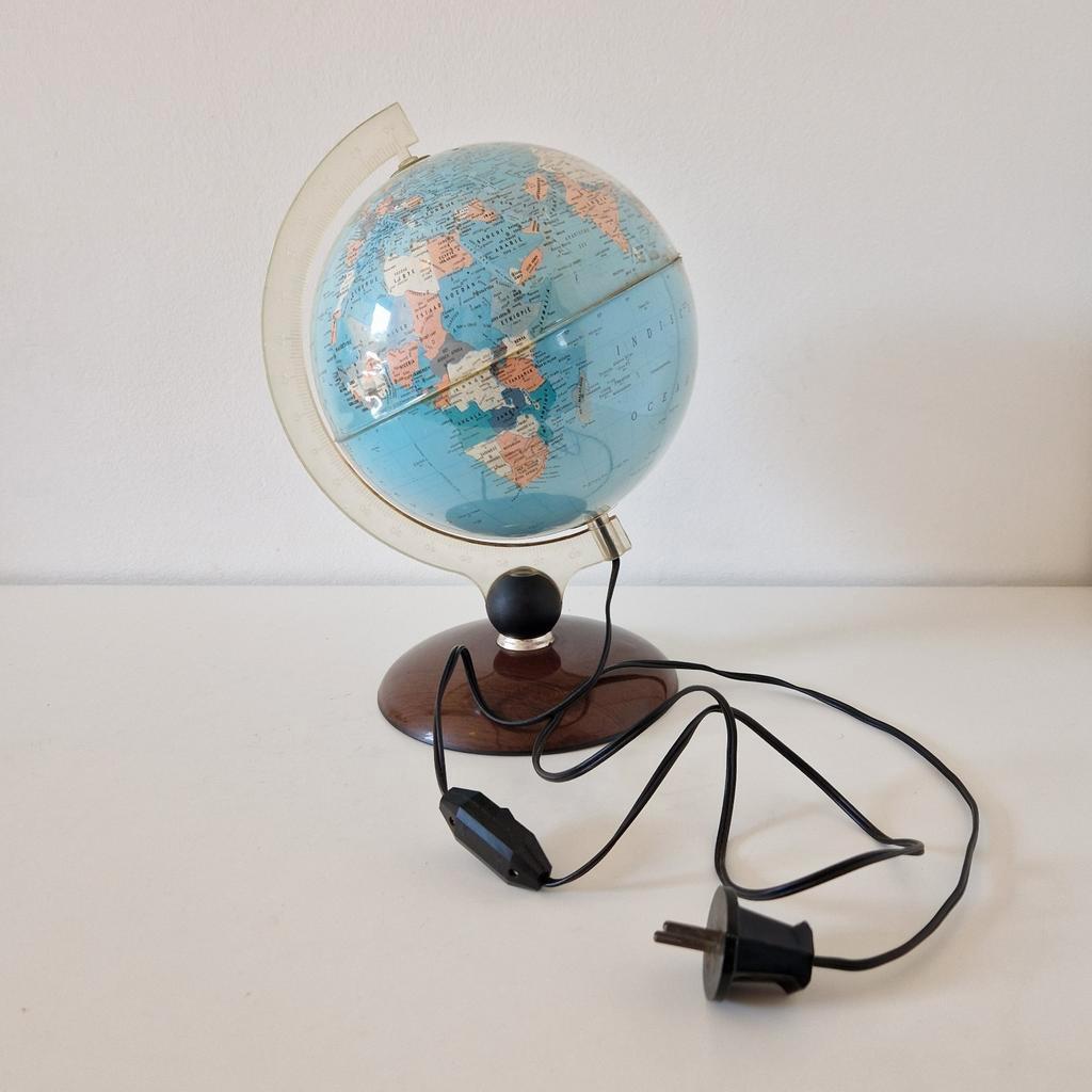 Vintage Wereldbol Lamp Jaren 60 Globe image 5
