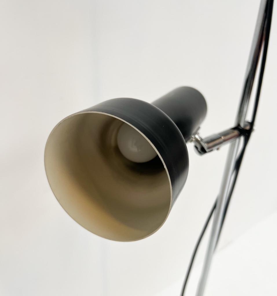 Zwartkleurige Vintage Vloerlamp, 1970’S image 6